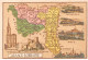 CHROMOS.AM23485.7x11 Cm Env.Chicorée A La Cantinière Française.G Black.Carte Région.Alsace-Lorraine - Tee & Kaffee