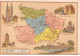 CHROMOS.AM23446.7x11 Cm Env.Chicorée A La Cantinière Française.G Black.Carte Région.Maine Et Loire - Tee & Kaffee