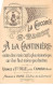 CHROMOS.AM23421.7x11 Cm Env.Chicorée A La Cantinière.G Black.Etude De Peinture En 25 Sujets.Sujet N°25.Maison - Thé & Café