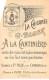 CHROMOS.AM23420.7x11 Cm Env.Chicorée A La Cantinière.G Black.Etude De Peinture En 25 Sujets.Sujet N°24.Village - Tea & Coffee Manufacturers