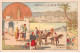 Chromos -COR12275 - Chocolat Guérin-Boutron - Tunisie - Hommes - Chevaux - 7x10cm Env. - Guerin Boutron