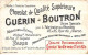 Chromos -COR12250 - Chocolat Guérin-Boutron- Les Différentes Industries-Fabrication Des Couteaux- Emoulage- 6x10cm Env. - Guerin Boutron