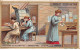 Chromos -COR12248 - Chocolat Guérin-Boutron- Les Différentes Industries-Fabrication Des Allumettes-Femmes - 6x10cm Env. - Guerin Boutron