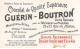 Chromos -COR10292 - Chocolat Guérin-Boutron- Pichon- En L'état- Déchirée- 7x10 Cm Environ - Guerin Boutron