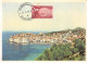 CROATIE.Carte Maximum.AM14122.1957.Cachet Dubrovnik.Vue Général - Croatia