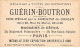 Chromos -COR10604 - Chocolat Guérin-Boutron- Chasses Et Pêches-Marais-Canard -Chien- Chasseur- 6x10 Cm Env. - Guerin Boutron