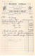 Facture.AM20086.Tunisie.Bizerte.1914.Jean-Marie Gelas.Boucherie Lyonnaise - Other & Unclassified