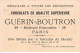 Chromos -COR12514 - Chocolat Guérin-Boutron - Homme - Femme - Ombrelle - Véhicule à Deux Roues  - 10x7cm Env. - Guérin-Boutron