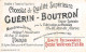 Chromos -COR10535 - Chocolat Guérin-Boutron- Bonaparte- Bataille Des Pyramides - 6x10 Cm Env. - Guerin Boutron