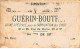 Chromos -COR10539 - Chocolat Guérin-Boutron- Timonier- Capitaine - En L'état - 6x10 Cm Env. - Guerin Boutron