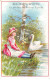 Chromos -COR10458- Berlingots Eysséric - Jeune Fille - Cygne - Arbre  - 6x10 Cm Environ - Autres & Non Classés