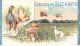 Chromos - COR14230 -Chocolat Suchard - Perdrix - Chasseur - Chien - 10x6 Cm Environ - En L'état - Suchard