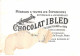 Chromos - COR14450 - Chocolat Ibled - Filles - Fleurs - 11x7 Cm Environ - En L'état - Ibled
