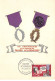 Carte Maximum - FRANCE - COR12715 - 24/01/1959 - 150e Anniversaire De La Création Des Palmes Académiques- Cachet Paris - 1950-1959