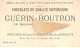 Chromos - COR13782 - Chocolat Guérin-Boutron - Homme - Femmes - Préparatifs - Fond Or - 10x6 Cm Environ - En L'état - Guérin-Boutron