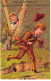 Chromos - COR13844 - Chocolat Poulain - Homme - Chasseur - Femme - Lapin - 9x6 Cm Environ - En L'état - Poulain