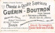 Chromos - COR14173 - Chocolat Guérin-Boutron -Théâtre à Travers Les âges -Funambules - Femme - 10x6 Cm Environ - Guérin-Boutron