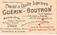 Chromos - COR14180 -Chocolat Guérin-Boutron - Mercadante - Horace - Homme - Femme - 10x6 Cm Environ - En L'état - Guerin Boutron