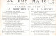 Chromos - COR14889 - Au Bon Marché - Tourterelle - Fauvette - Fables De Florian - 14x9 Cm Environ - Au Bon Marché