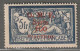 SYRIE - N°44 * (1920) 100pi Sur 5f Bleu Et Chamois - Nuevos