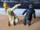 LOT FIGURINES TINTIN / HADDOCK - MOULINSART - TRES BON ETAT. - Tintin