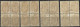 1919 - Timbres De 1900-10- Avec Surcharge G Et Nouvelle Valeur  - 4 Blocs De 4 - Non émis - - Levante
