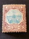 BERMUDA SG 42  4d Blue And Chocolate MH*   Some Toning - Bermudas
