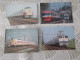 Delcampe - LOT Van 162 Postkaarten TREINEN - TRAINS - LOCOMOTIEVEN - 100 - 499 Postales