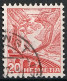 Schweiz Suisse 1936: Gotthard Zu 205y Mi 301Iy Yv 293 "Type I" Mit Stempel  NSTLIG.. .37 (Zumstein CHF 30.00) - Variétés