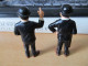 LOT FIGURINES TINTIN - DUPOND Et DUPONT DETECTIVES - ED. HERGE / BULLY - TRES BON ETAT. - Tintin