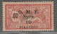 SYRIE - N°53 * (1920) 10pi Sur 40c : Fleuron Noir - Unused Stamps