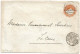 (C05) OVERPRINTED 5M. ON 2P. STATIONERY ALEXANDRIE D => LE CAIRE 1893 - 1866-1914 Khedivato Di Egitto