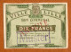 1914-18 // Ville De LILLE (Nord 59) // Août 1914 // Bon Communal De 10 Francs // Annulé-Muster - Bonds & Basic Needs