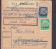 Deutsches Reich Paketkarte Bulletin D'Expedition Freight Card MÜHLHAUSEN (Elssas) 1941 NÜRNBERG 2x Hindenburg (2 Scans) - Occupation 1938-45