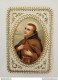 Bm24 Antico Santino Merlettato Holy Card S.antonio Di Padova - Devotieprenten