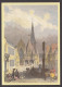 060493/ Gravure, Stahlstich Von SCHNEIDER/VOLTZ, *Der Marktplatz In Michelstad*t, Postmuseumskarte Michelstadt - Sonstige & Ohne Zuordnung