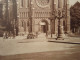 Belle Cpa Sépia Anvers - Antwerpen - Eglise Saint-Joseph Et La Statue Du Baron Loos - St Jozefs' Kerk En Hef Standbeeld - Antwerpen