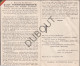 WOII - J. Vansteenkiste °Ponches-Estruval 1917 Doodgemarteld Politiek Gevangene Flossenburg 1945 Houthult/Zarren (F579) - Obituary Notices