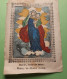 Image Pieuse Ancienne"VIERGE A L'ENFANT Jésus"Peinte à La Main"RELIGION" - Andachtsbilder
