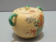Delcampe - - ANCIEN POT SUCRIER Céramique SATSUMA JAPON Décor FLEURS Rehauts EMAIL    E - Asiatische Kunst
