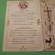Image Pieuse Ancienne"CHEMIN DE CROIX"COEURS EN DEUIL"JESUS"VIERGE MARIE"PRIERE PREPARATOIRE"symbole Coq échelle éponge - Imágenes Religiosas