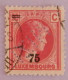 LUXEMBOURG YT 206 OBLITERE PERFORE NIZI  "GRANDE DUCHESSE CHARLOTTE" ANNÉES 1927/1929 VOIR 2 SCANS - Used Stamps