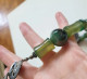 Delcampe - Antique Silver Necklaces With Green Jade - Collane/Catenine