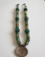 Delcampe - Antique Silver Necklaces With Green Jade - Necklaces/Chains