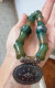 Delcampe - Antique Silver Necklaces With Green Jade - Halsketten