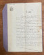 PAPIER TIMBRE 1866  2EME EMPIRE - LONGCHENAL 38 ISERE - VENTE  BADIN FUGIER - Lettres & Documents