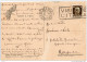 1937 CARTOLINA CON ANNULLO CATANIA  + TARGHETTA - Poststempel