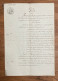 PAPIER TIMBRE 1863  2EME EMPIRE - LONGCHENAL 38 ISERE - VENTE  PRUDHOMME ROUDET FUZIER - Covers & Documents
