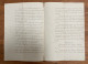 PAPIER TIMBRE 1863  2EME EMPIRE - LONGCHENAL 38 ISERE - VENTE  PRUDHOMME ROUDET FUZIER - Covers & Documents