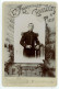 PHOTO CABINET Photographe J.B. HATON à Rambervillers 88 Portrait Militaire 17 17è Bataillon De Chasseurs à Pied B.C.P. - Krieg, Militär